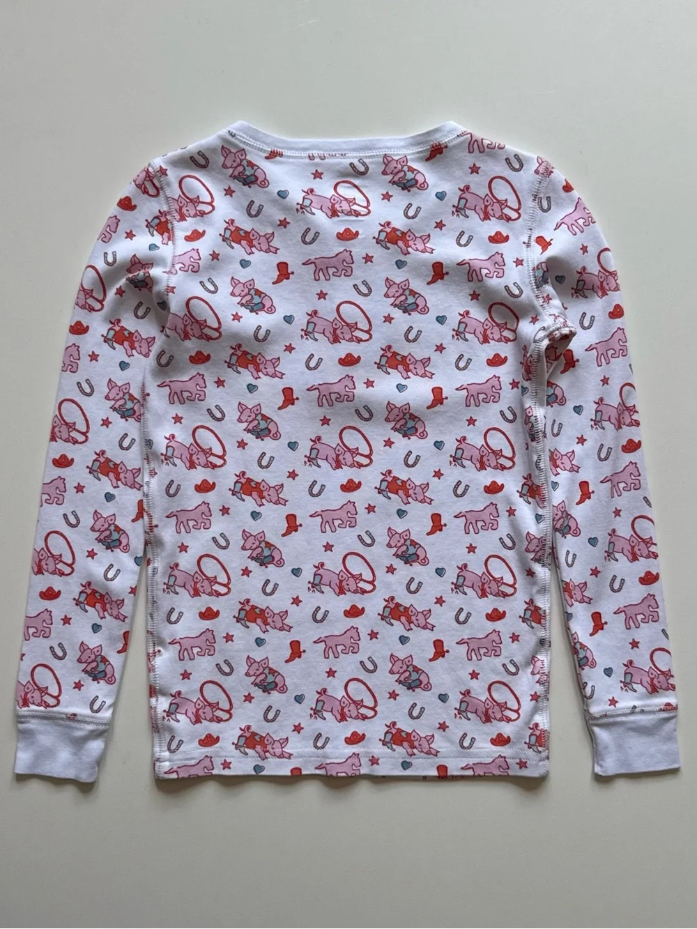 Roller Rabbit × Lilly Sisto Kids “Piggy Up” Pajama Set - Size 8Y